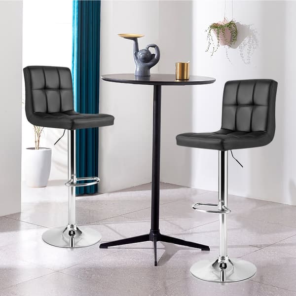 Barstolset, 41x41x65-85 cm, Svart