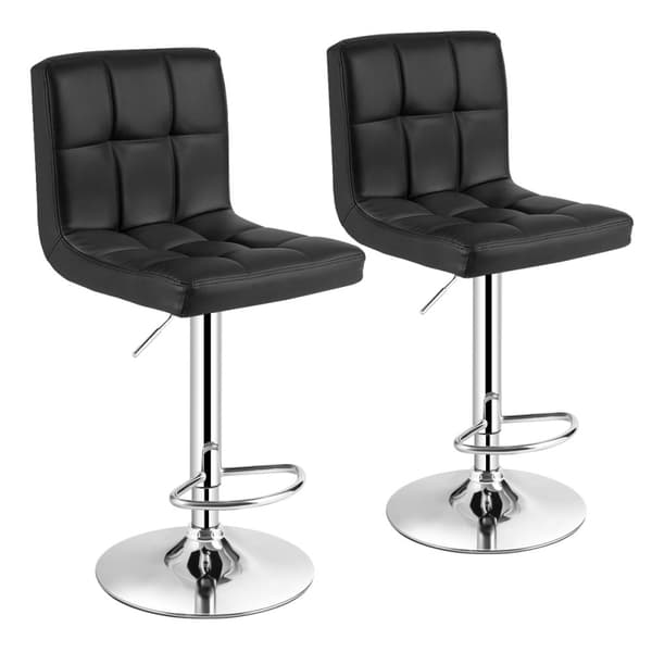 Barstolset, 41x41x65-85 cm, Svart