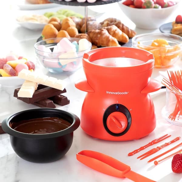 Chokladfondue med Tillbehör - Elektrisk