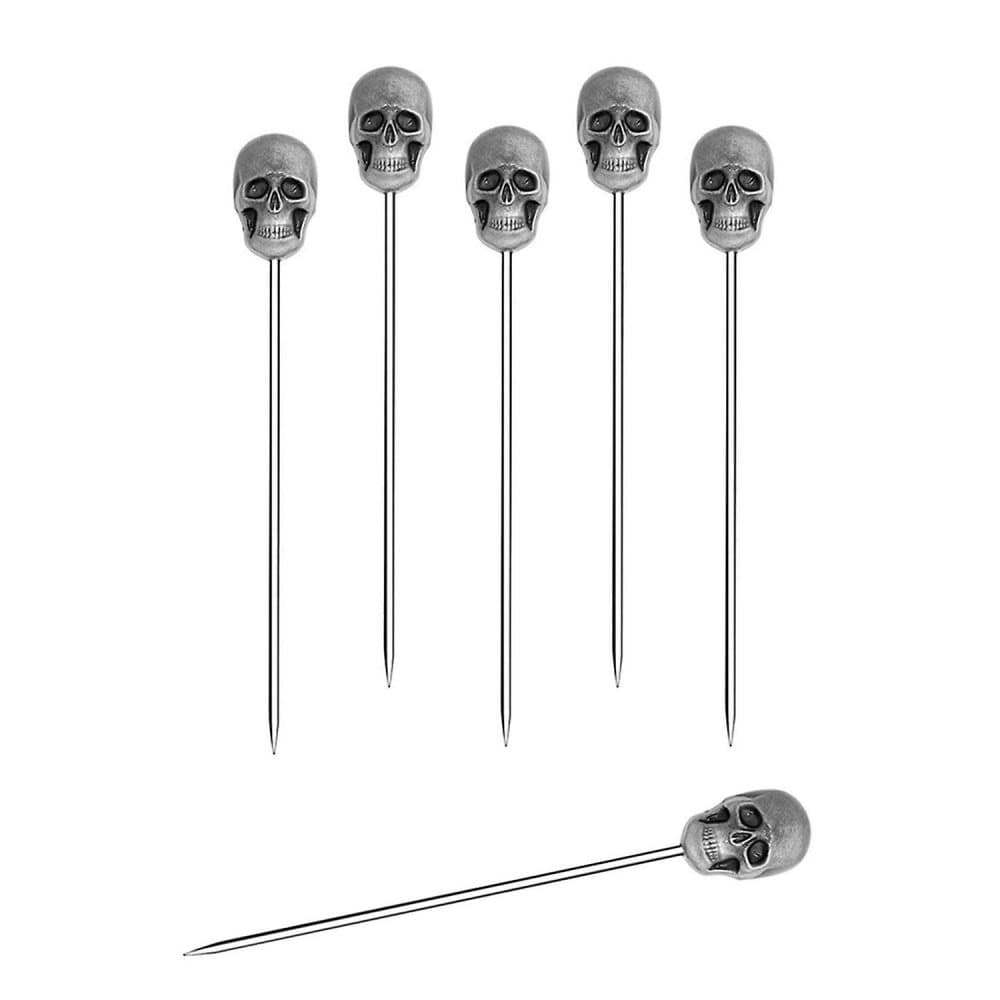 6-Pack Skull Rostfritt Stål Frukt Bar Party