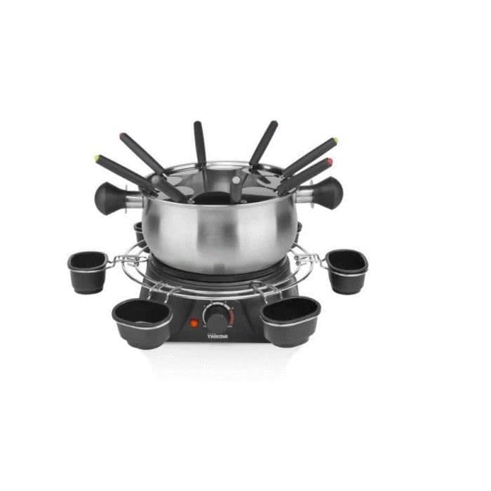 Tristar Fondue Set 1400 W 1,3 L Rostfritt Stål Silver