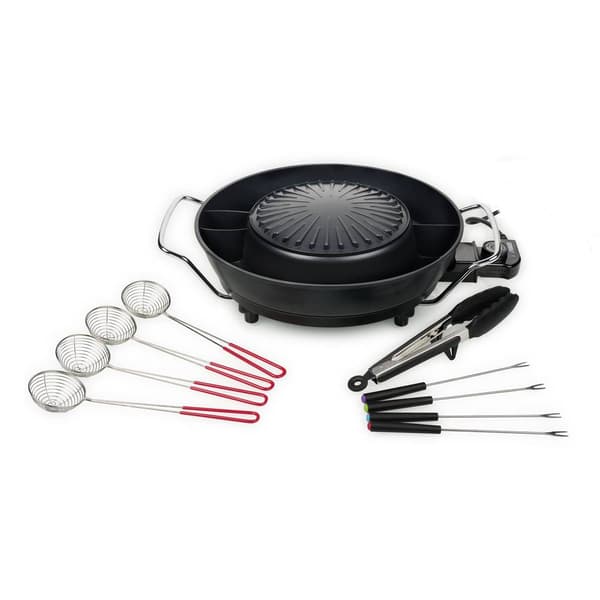 Tristar Korean Hot Pot Grill Fondue Svart