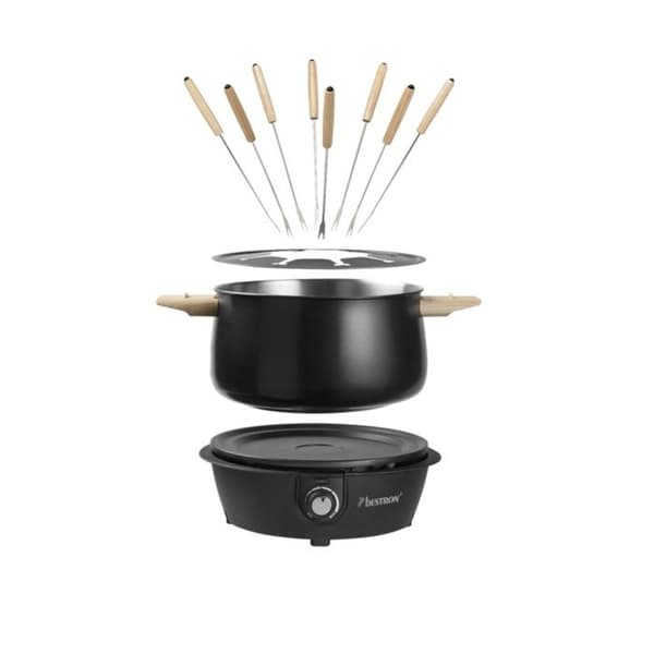 Fondue-set - Bestron - AFD850BW - 8 personer - 1500W - Variabel temperatur