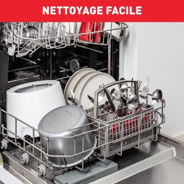 TEFAL Fonduemaskin, 8 personer, Isolervägg, Non-stick kastrull, Justerbar termostat, Made in France EF260312