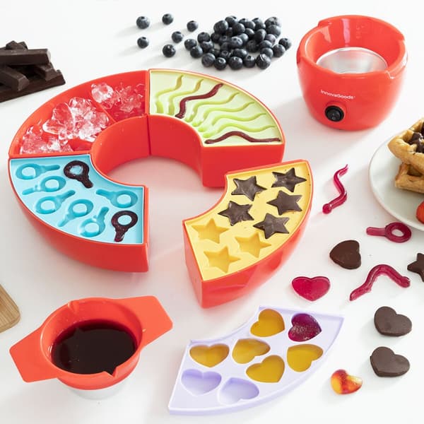 2-in-1 jelly bean -makeisten ja suklaan fonduelaite Yupot InnovaGoods