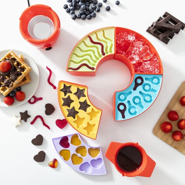 2-in-1 jelly bean -makeisten ja suklaan fonduelaite Yupot InnovaGoods