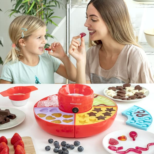 2-in-1 jelly bean -makeisten ja suklaan fonduelaite Yupot InnovaGoods