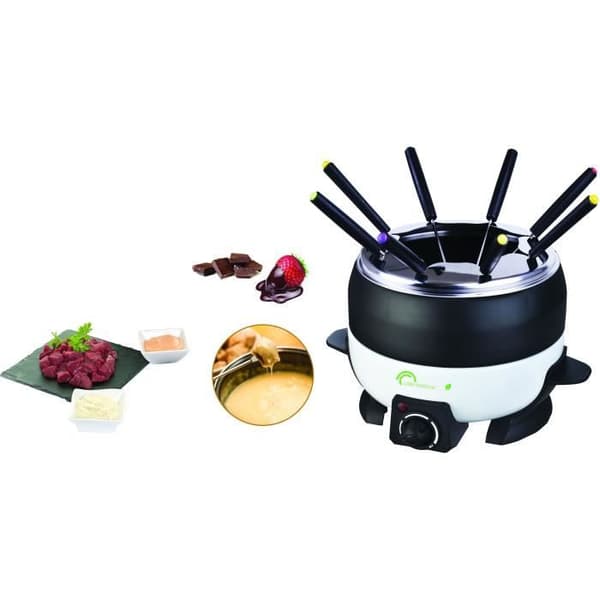 Fondue LITEN BALANS - Lycklig Fondue - Kapacitet 2L - Upp till 8 personer - Justerbar termostat - 800 W