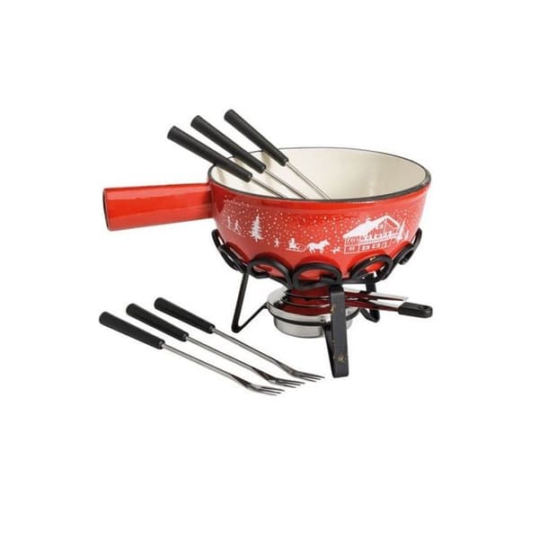 Tableandcook Fondue-set 6 gafflar röd - SH-C20R