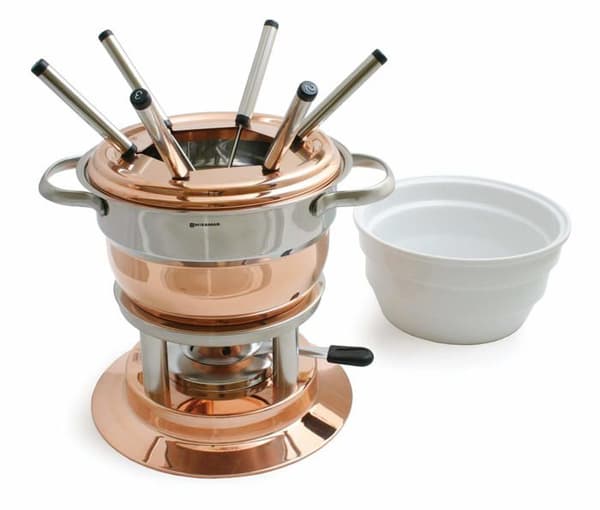 Swissmar fondue set - F66415 - Lausanne 11 st. Kopparfondueset