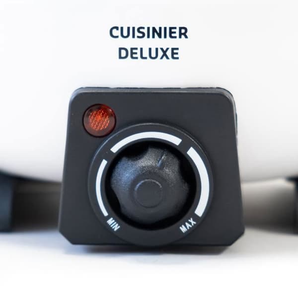 Elektriskt fondueset - ALPINA - Deluxe Cook - 800W - 2L non-stick Caquelon - 6 gafflar i rostfritt stål