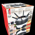 Miniatyrbild 2 av 4: Elektriskt fondueset - ALPINA - Deluxe Cook - 800W - 2L non-stick Caquelon - 6 gafflar i rostfritt stål
