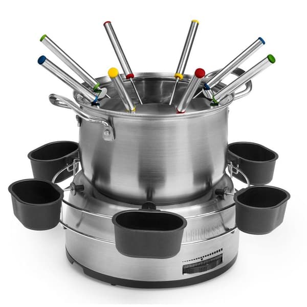 Prinsessan Kit fondueapparat 8 gafflar i rostfritt stål - 172680-01-001