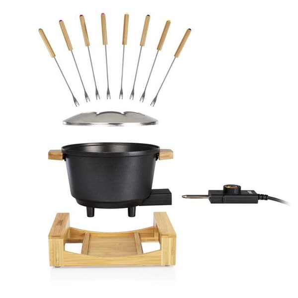 Fondue Princess Pure 173025 - Fonduemaskin för 8 personer - 1,5 L - 800 W