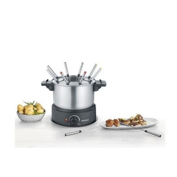 Fondue-set - SEVERIN - 2470 - 1500W - 8 personer - rostfritt stål - 1,4L