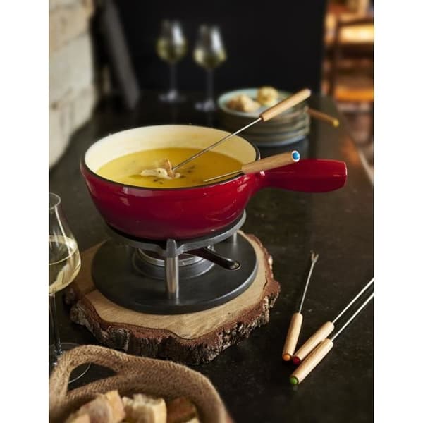 BAUMALU 385052 Savoyard Fondue Set - Röd