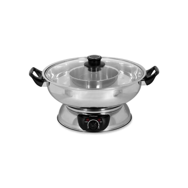 Fondueapparat - Rotel - 1181250 - 2 fack - 6 gafflar - Rostfritt stål
