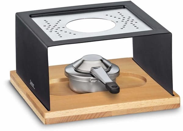 Service för fondue Våren - 3035207018 - Fonduebrännare i trä