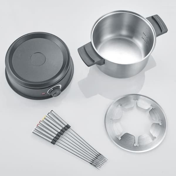 SEVERIN Fondue - FO2473 - Tilavuus 1,4 l - Jopa 8 hengelle - Säädettävä termostaatti - 1500 W