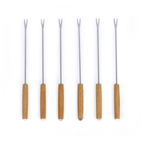 Traditionellt fondueset - LIVOO - MEN426C - 2,6L - 6 personer - Emaljerat gjutjärn - 6 gafflar - Fonduegryta lämplig för alla värmekällor
