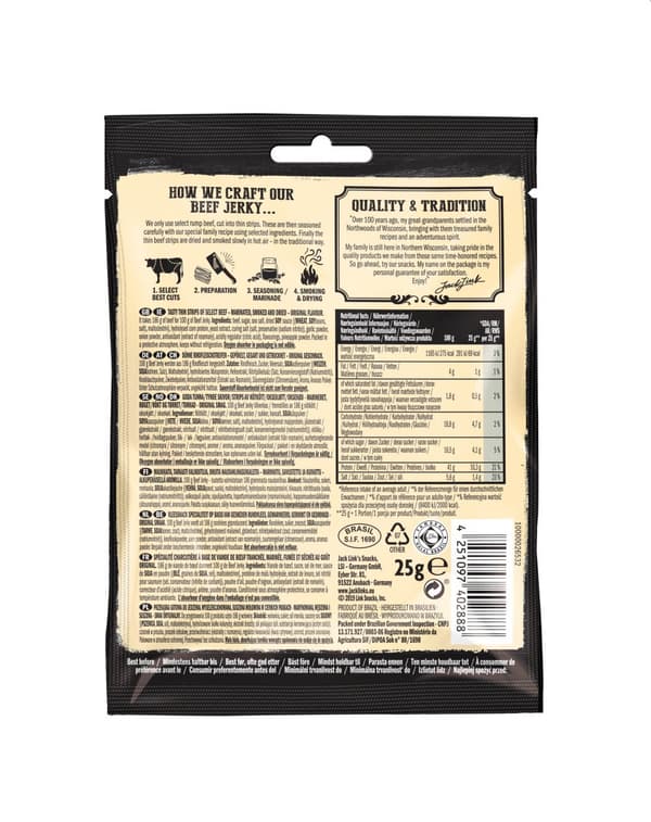 Jack Links Beef Jerky Original 25g