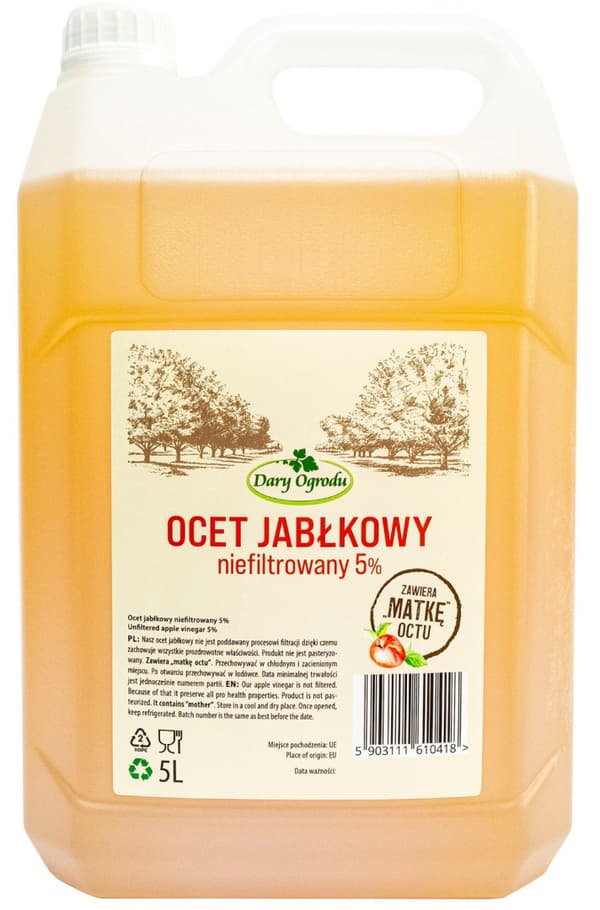 Setti 10l Spirit etikka 10% + omenaetikka 5% Dary Ogrodu