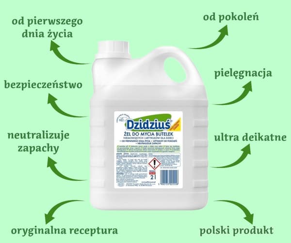 Flaskevaskegel DZIDZIUŚ 2l