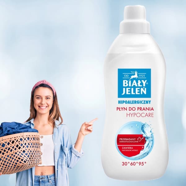 Hypocare Hypoallergeeninen pesuneste 1l BIAŁY JELEŃ
