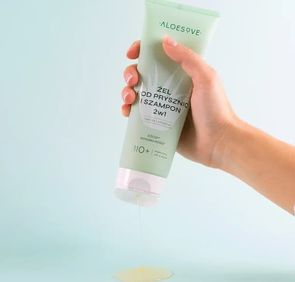 Duschgel och schampo 2 i 1 250 ml ALOESOVE