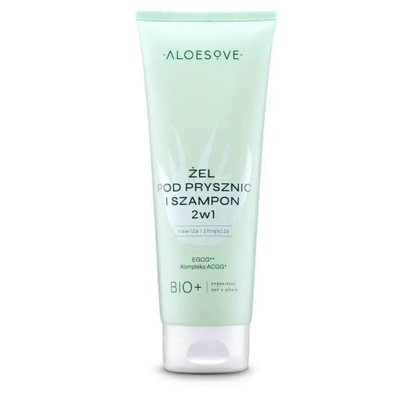 Duschgel och schampo 2 i 1 250 ml ALOESOVE
