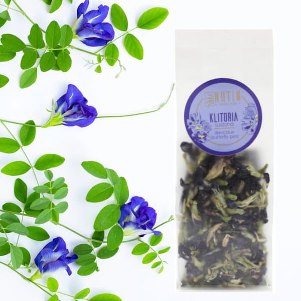Tørret Clitoria (Sommerfuglært) 20g / Næringsindhold