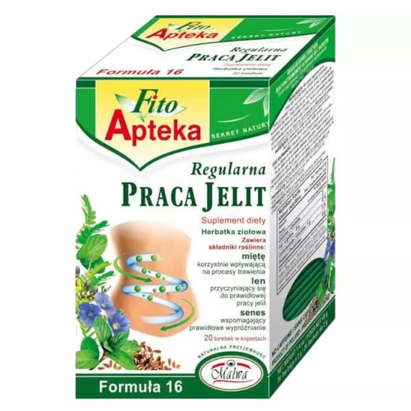 Kosttillskott NORMAL TARMFUNKTION 20 påsar / Malwa