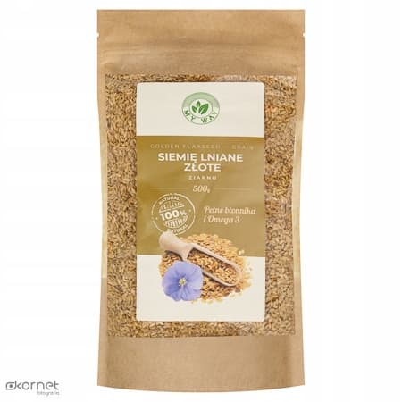 Kultaiset pellavansiemenet 500g / MY WAY