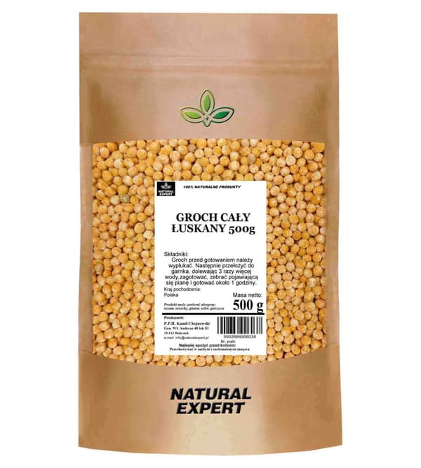 HELA SKALADE GULA ÄRTOR 500 g