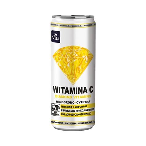 DIAMOND VIT C-vitamindrik med drue-citronsmag 250 ml