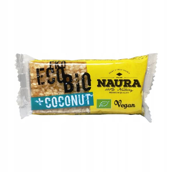 Ekologiska sesamsnaps med kokos Naura 27 g