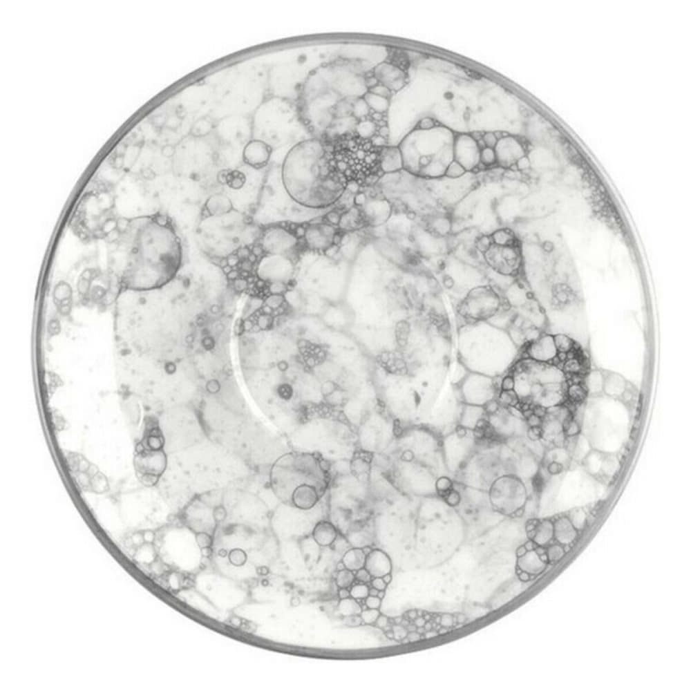 Tallrik Gourmet Porslin Svart/Vit (15,8 x 2 cm)