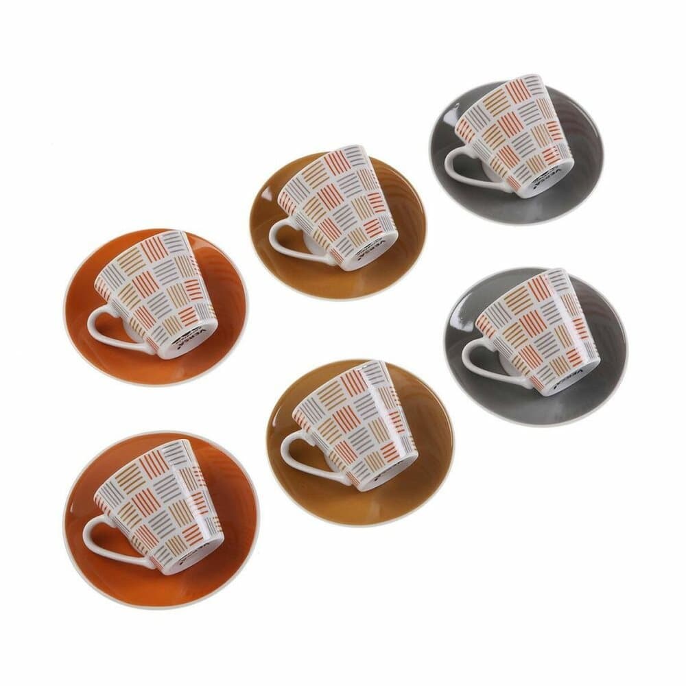 Set med kaffekoppar Versa Viviana Porslin (6 Delar) (5,8 x 6 x 5,8 cm)