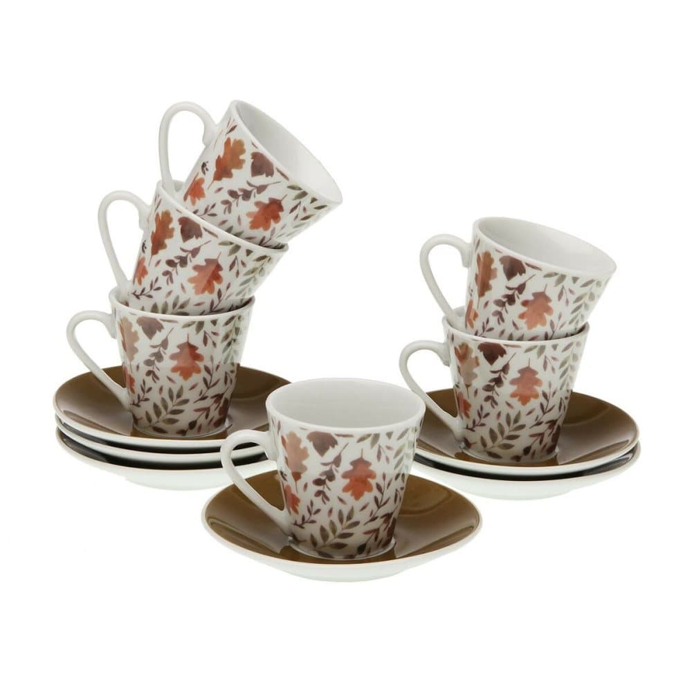 Set med kaffekoppar Versa Aia Porslin (6 Delar)