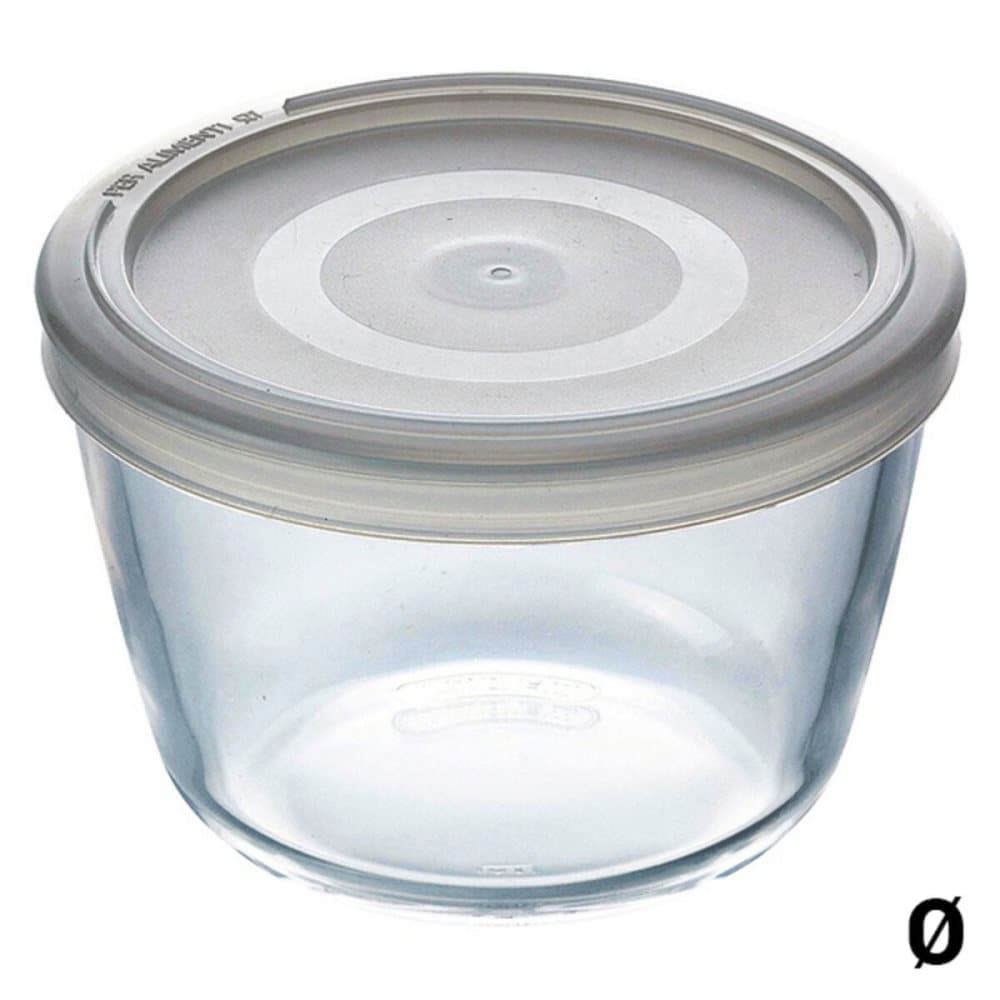 Hermetisk matlåda Pyrex C&F Transparent Borosilikatglas - 1,6 l - Ø 16 cm
