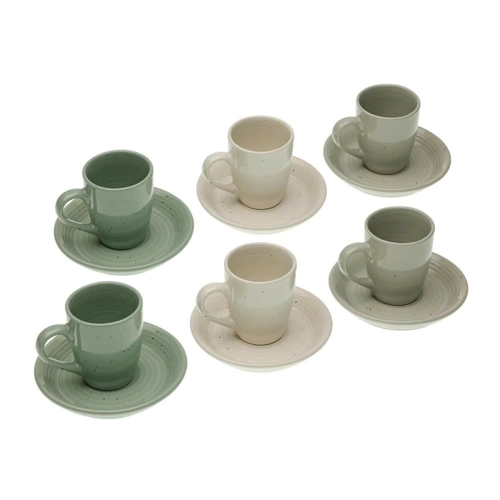 Set med kaffekoppar Versa Mara Keramik (6 Delar)