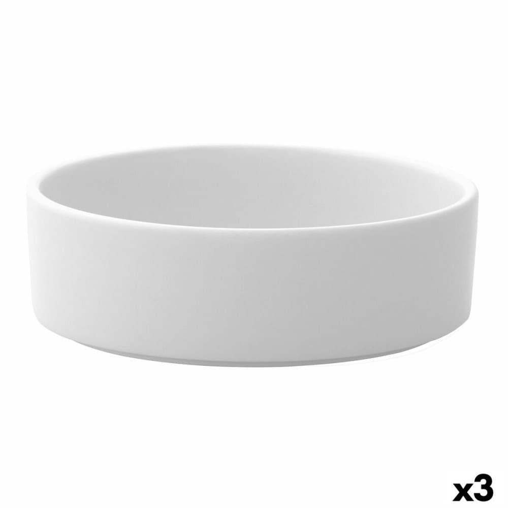 Salladsskål Ariane Prime Keramik Vit (Ø 21 cm) (3 antal)