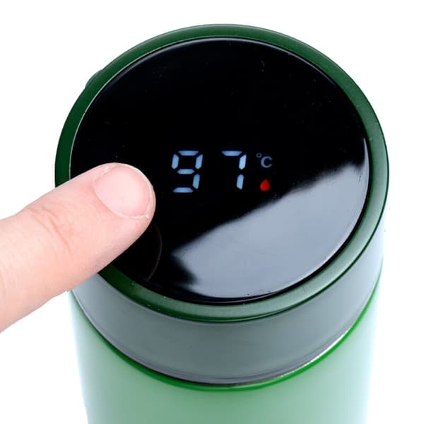 Minecraft thermos stainless steel bottle thermometer 450ml