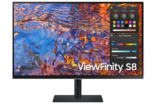 Monitor 32 cale ViewFinity S80PX IPS 3840x2160 UHD 16:9 1xHDMI 1xDP 1xUSB-C (90W) 3xUSB 3.0 LAN 5ms PinP/PbyP 60Hz HAS+PIV płaski 3YOn-Site