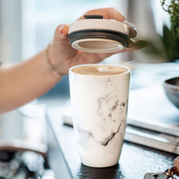 Villeroy & Boch Coffee to Go -mugg, marmor, 3,5 dl