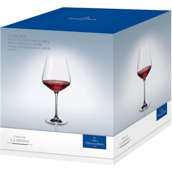 Villeroy & Boch La Divina Burgundy -punaviinilasi, 4 kpl