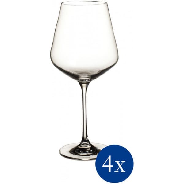 Villeroy & Boch La Divina -rödvinsglas, 4 st