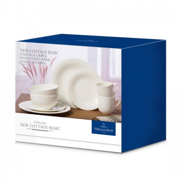 Villeroy & Boch New Cottage Basic Starter -astiasto, 8 osaa