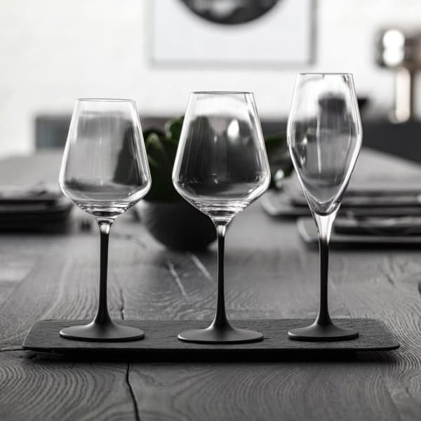 Villeroy & Boch Manufacture Rock -champagneglas, 4 stk.