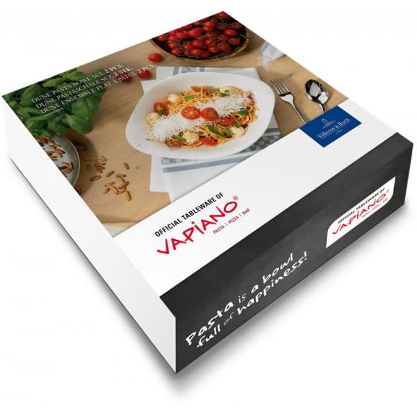 Villeroy & Boch Dune Vapiano-anretterkål / pasta tallerken, 2 stk.
